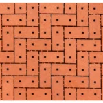 Настилка Червен Хидро (дренажна) 210×105×50